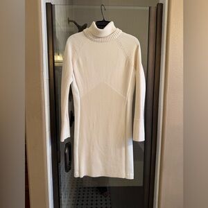 Athleta Cream Turtleneck dress